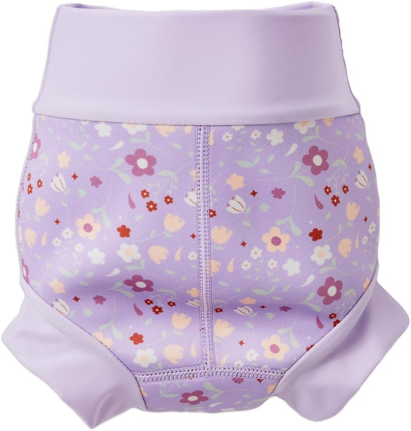 Splash About Happy Nappy Reusable Swim Diaper, Lilac Spring, 2-3 Years - Image 3